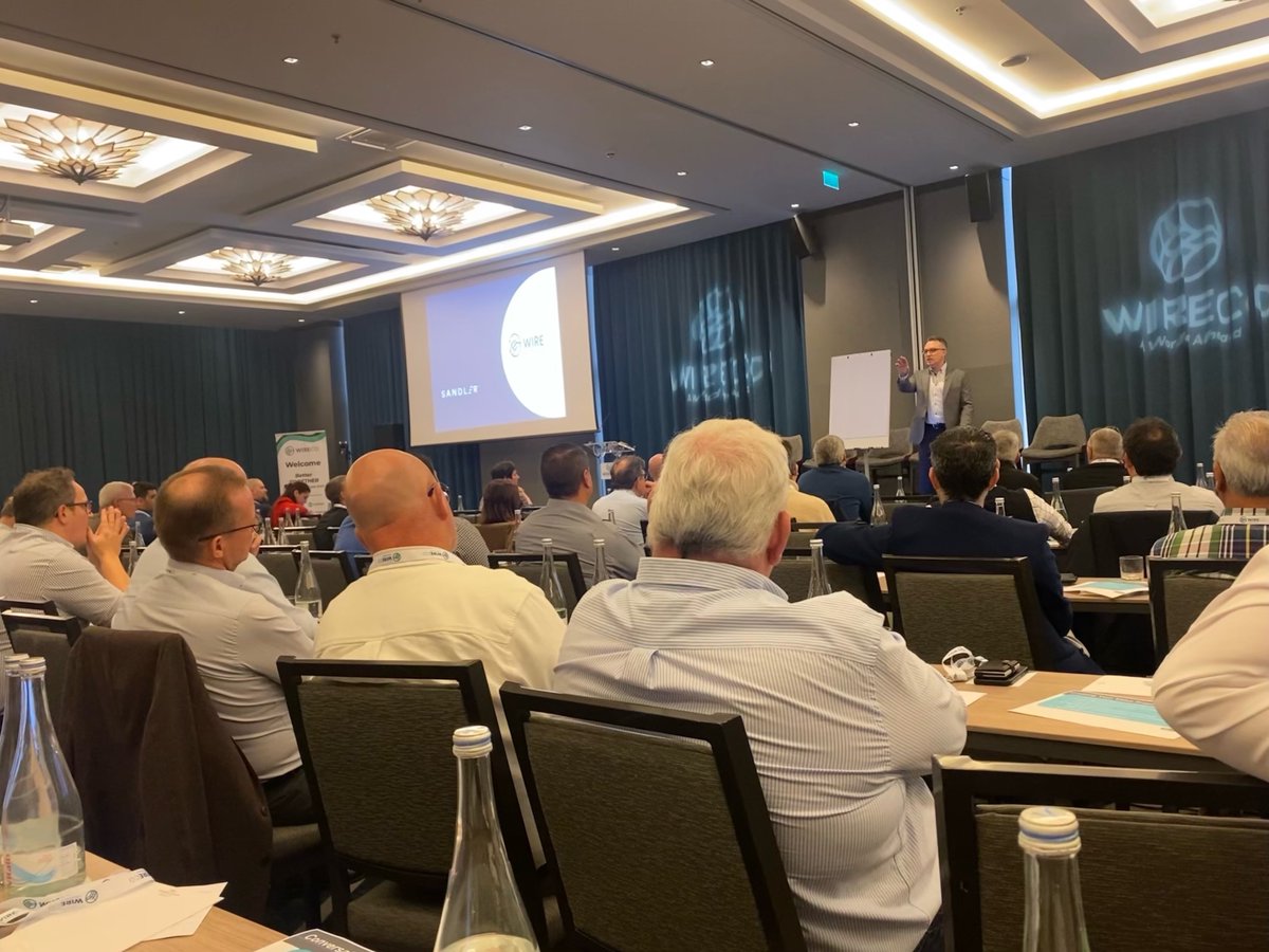 SandlerSalesPro's tweet photo. Todd Thiewes traveled to Portugal this week for an international sales meeting for WireCo WorldGroup.  Do you need a speaker for an upcoming #saleskickoff meeting?  Reach out to one of our coaches:  https://t.co/J1BfpKbXh3 

#sko #sandlerworks #twincities #keynotespeaker https://t.co/9wRIUb4bNq