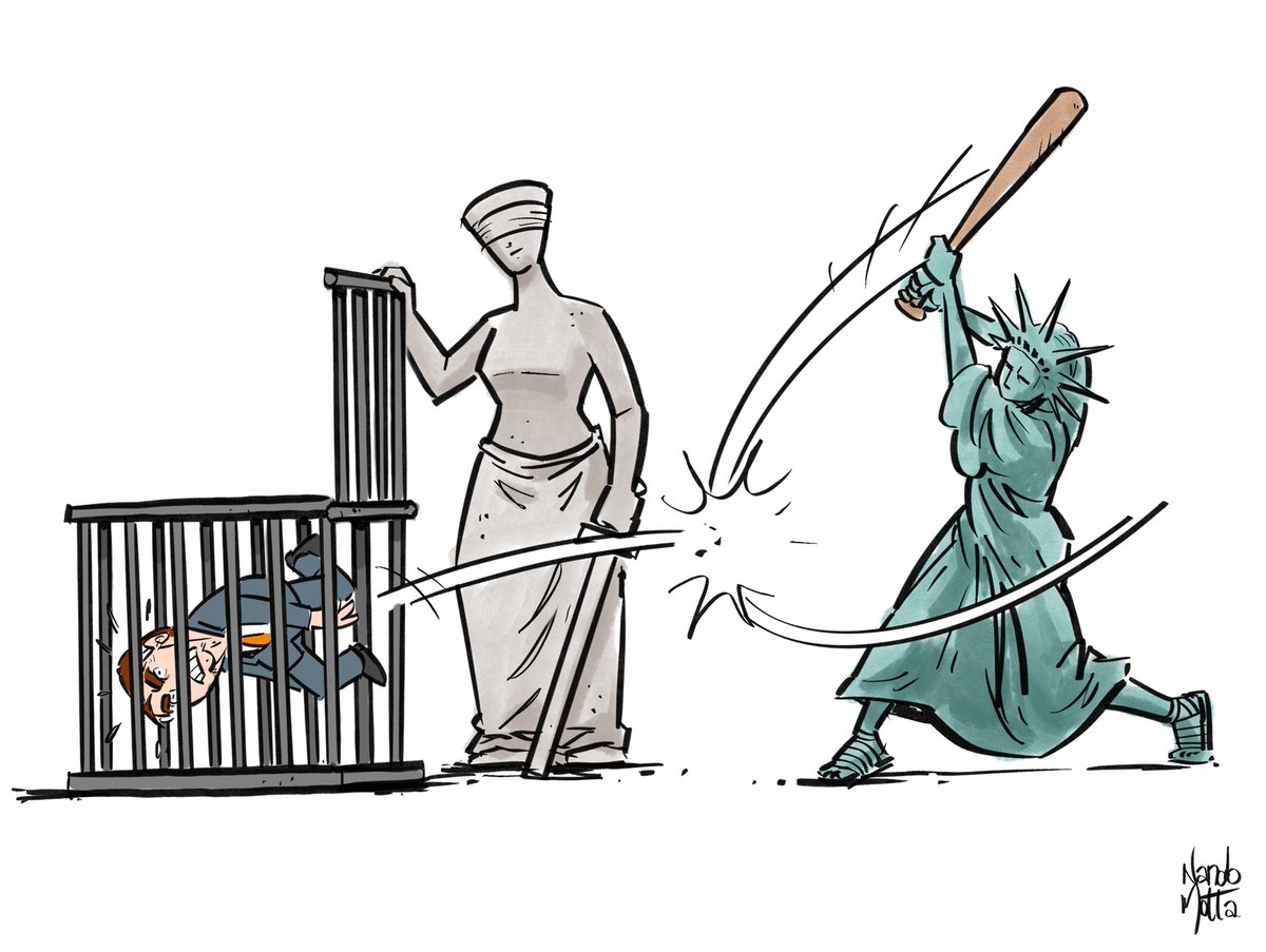 brasil247's tweet image. Sem anistia! | Por @desenhosdonando, do Jornalistas pela Democracia