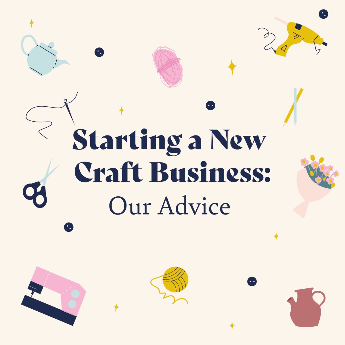 Many people see the new year as a fresh start. If you’ve been thinking of starting a craft business, now is the perfect time 🕯️🧶

We've created a guide to starting a craft business, so if you're a budding crafter, have a read! craftcover.com/business-advic…