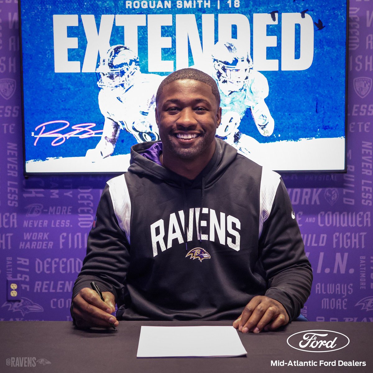 Ravens's tweet photo. Officially a Raven 💜 https://t.co/uIKwqDQLjI