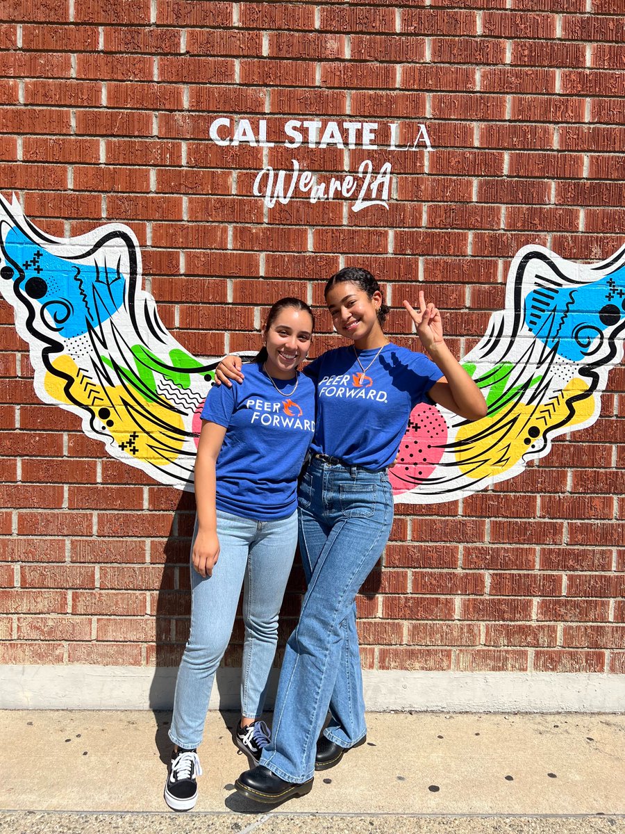 PeerForward's tweet photo. At #PeerForward, helping our peer leaders create meaningful relationships with others plays a pivotal role in the success of our program. Anyston and Katharine met at #CalStateLA while training to be PeerForward Peer Leaders in 2021.
Read more here:https://t.co/GQrMC6NUS0 https://t.co/KPPLNC393d