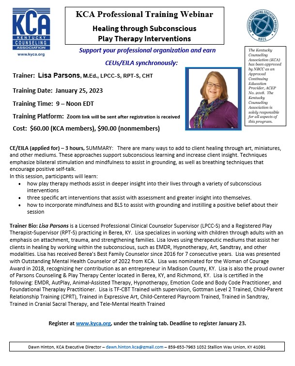 Kentucky Counseling Association (@kycounselassoc) on Twitter photo 