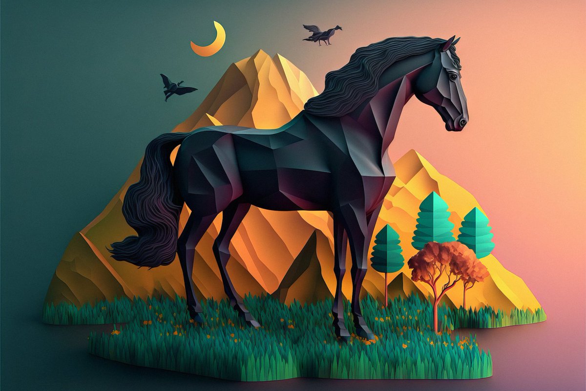 socalpathy's tweet photo. Collection: Adventures in Cubism on @KnownOrigin_io
"Stallion"
5/5, .02 $ETH
1/2
#maif #omencollective #AIIA https://t.co/XsYW29jvpV