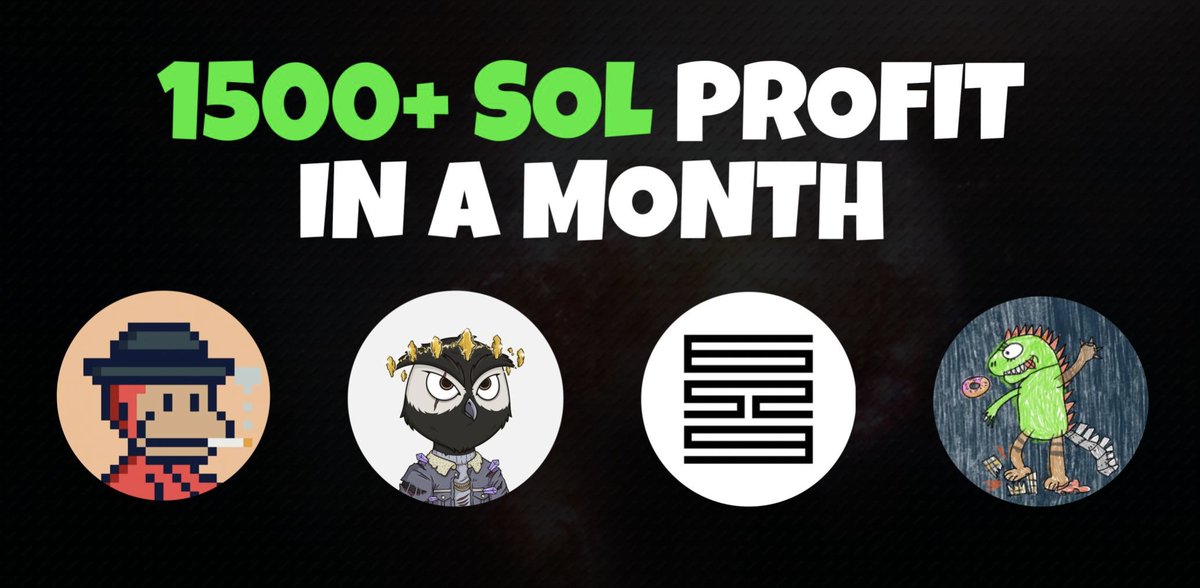 how i made +1.5k sol profit in a month

a short thread..
