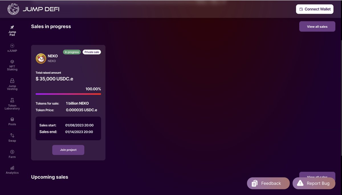 The $NEKO Community Pre-Sale has been a massive success &amp; with the upcoming NEKO IDO the Jump Pad has gotten lots of attention🦘

The Jump Pad is the best place to raise in a proper, decentralized, manner 🙌

Apply here for your Jump Pad IDO:
tally.so/r/mVL0la
