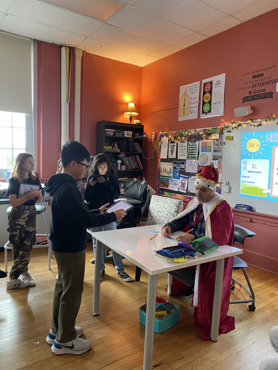 Learners did an incredible job pleading their cases to King Hammurabi, after breaking laws from his code. Sadly, the king’s rulings are harsh today!! #eyeforaneye #mesopotamia #thrownintheTigris #MineolaProud