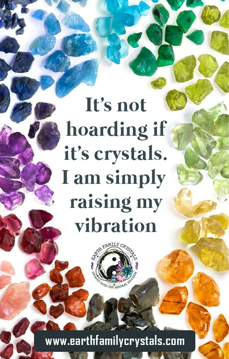 So very true! 🤣 🤣 🤣 

#earthfamilycrystals
#crystalshopping
#crystaleyecandy
#crystaleyecandy