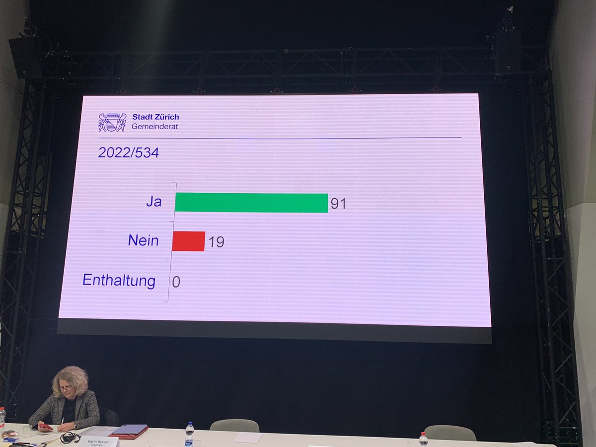 Der Gemeinderat der Stadt Zürich will weniger Bürokratie für ehrenamtlich organisierte Quartierveranstaltungen.

Die Forderung von Martin Bürki und mir wird von der Mehrheit klar gestützt!

#grzh #politik #ehrenamt