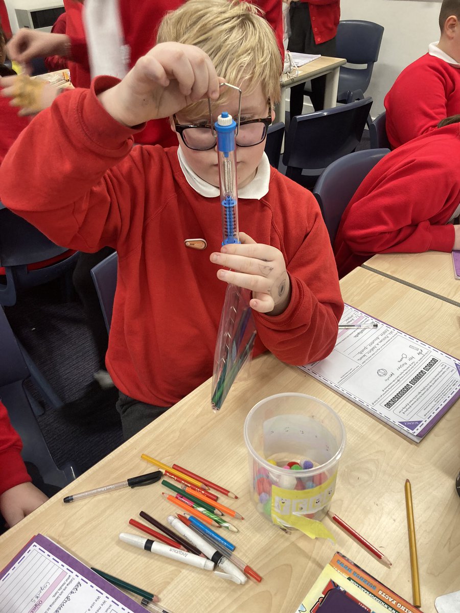 Excellent work measuring forces in Year 6 <a href="/monksabbey/">Monks Abbey</a> #teamwork