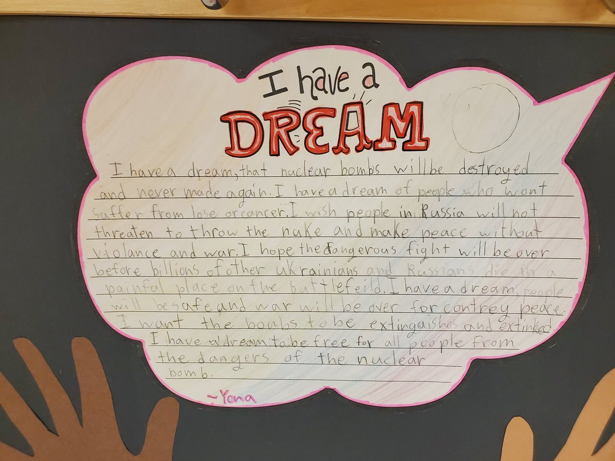 naimah1's tweet image. My students have some great dreams to make this world a better place. I believe in them!
#BlackExcellenceDay 
#MartinLutherKingJr 
@LKCougars 
@newwestschools