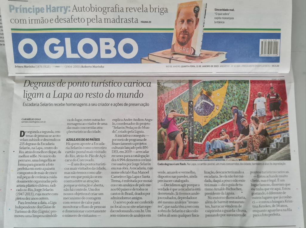 Ethereum_Brasil's tweet image. This event was the main story of Brazilians largest newspaper.

#EthereumBrasil #EscadariaSelaron