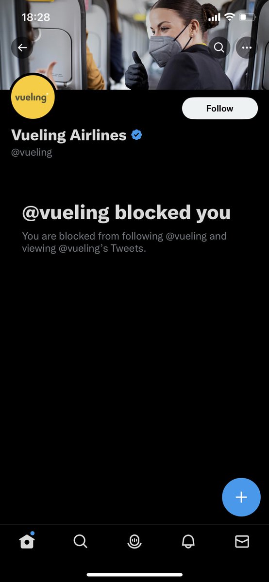 teddyjames_1995's tweet photo. Vueling have officially blocked me?!?! From what? Just trying to recoup the €250 comp and flight refund (£169) from when they cancelled LGW - BIO on 28/7/22 at the gate! I want my money please and this is pathetic @Flight_Refunds https://t.co/Cq0ttPUtru