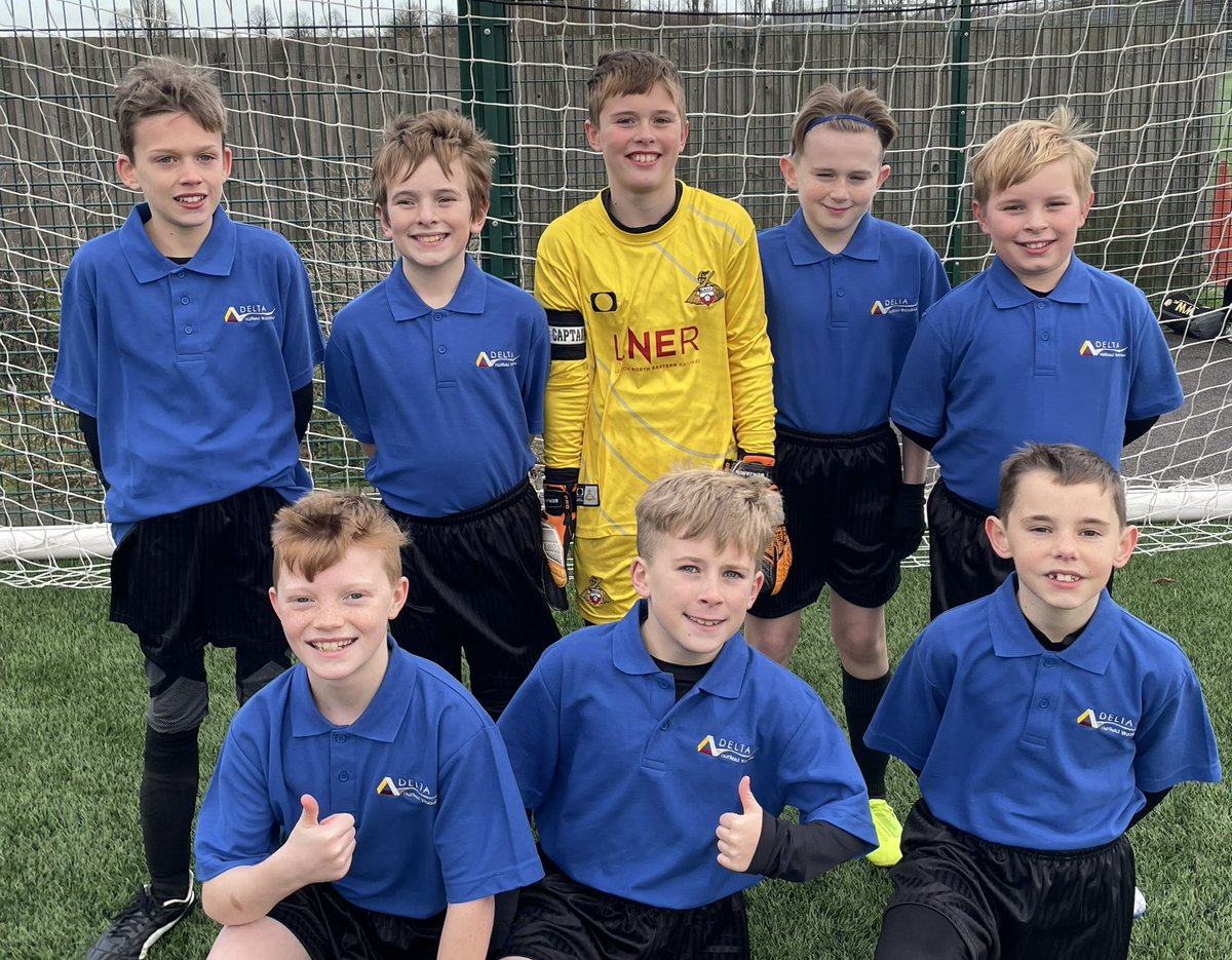 DeltaHatfieldW's tweet photo. We are so proud of our Year 5/6 boys football team who made it through to the quarter finals of the EFL Kids Cup today. They showed great teamwork, determination and sportsmanship throughout the afternoon. Well done boys! ⚽️ @ClubDFoundation Now for the girls to represent HWPS! https://t.co/RfK8wDZJ9L