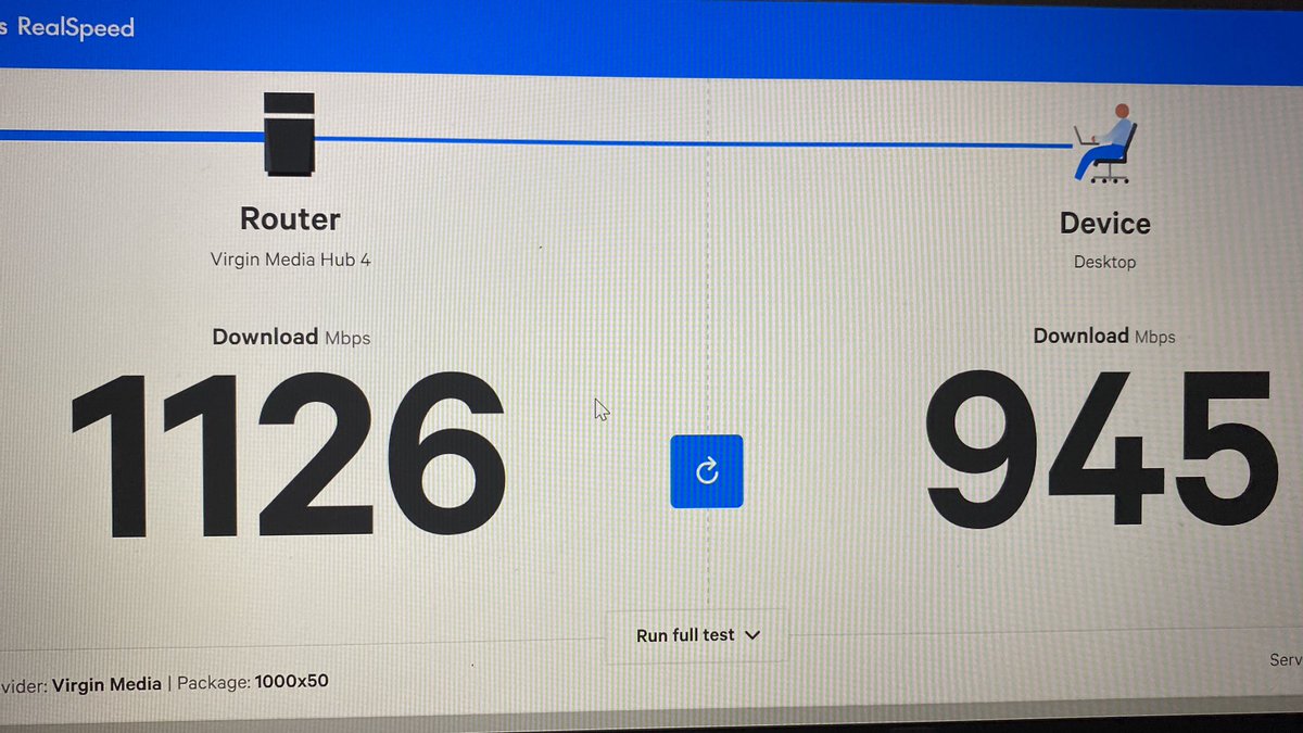 DisneyMad22's tweet photo. @virginmedia Okay so why is this better now, how can I get these download speeds across my devices in normal pc modes etc? https://t.co/WbnP2DEgPH