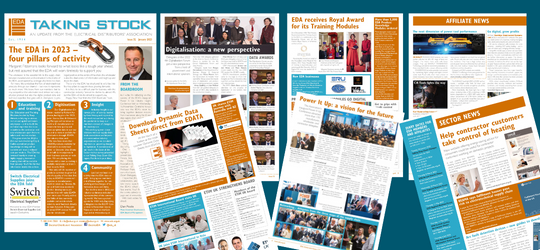 January's Taking Stock, the EDA's quarterly newsletter, is out now. Pick up your copy with Electrical Wholesaler magazine, look out for a copy mailed to your business, or view online eda.org.uk/support-and-re…