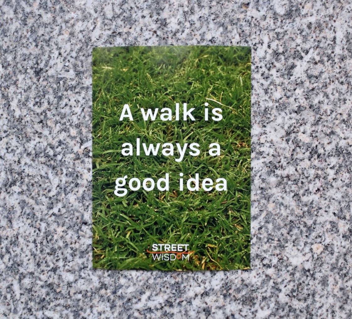 StreetWisdom_'s tweet photo. Take some time out to wander. Notice the patterns. See the bigger picture. A walk is always a good idea.
Lovely.
#streetwisdom #worldwidewander #findbetterways #mindfulwalk #walkshop #exerciseyourimagination #seethingsdifferently #answersareeverywhere https://t.co/YtdeYpKTXx