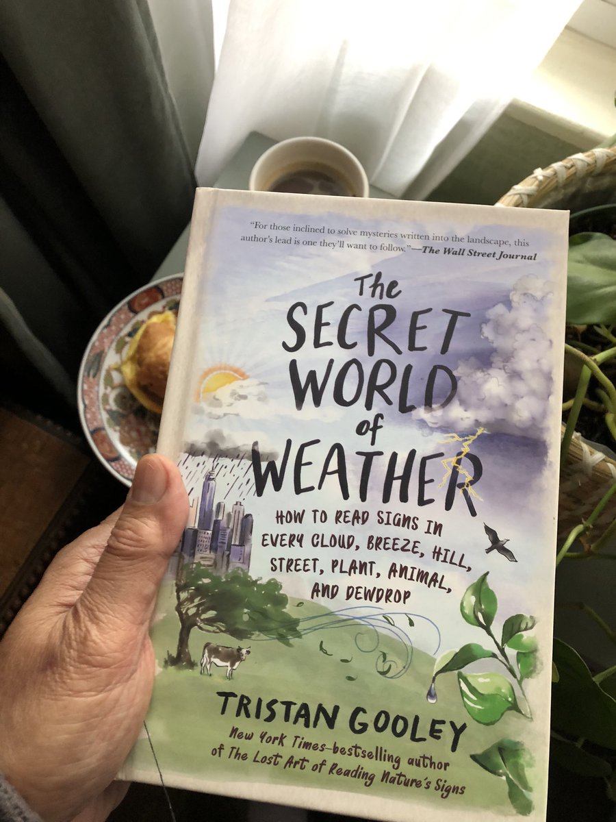 This book has been a fascinating read while enjoying the extreme weather in the comfort of my cozy bedroom. #thesecretworldofweather
