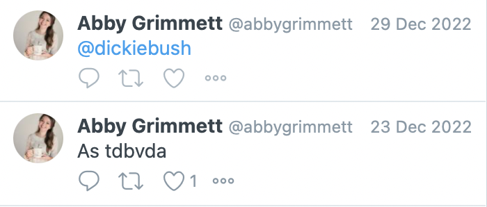 abbygrimmett's tweet photo. As the result of holiday break survival mode, I gave my almost two-year-old access to my phone during a few desperate moments. I'm now realizing said toddler managed to Tweet and post IG stories without my knowledge. I'm somewhat annoyed but mostly impressed. https://t.co/yZk4CCloSy