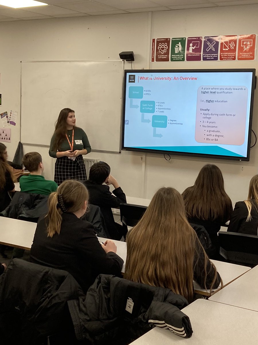 SHS_Progress's tweet image. Thanks to ‘Make Happen’ who came in today to deliver an introductory workshop about going to university! We are really looking forward to the next one 😄
#makehappen