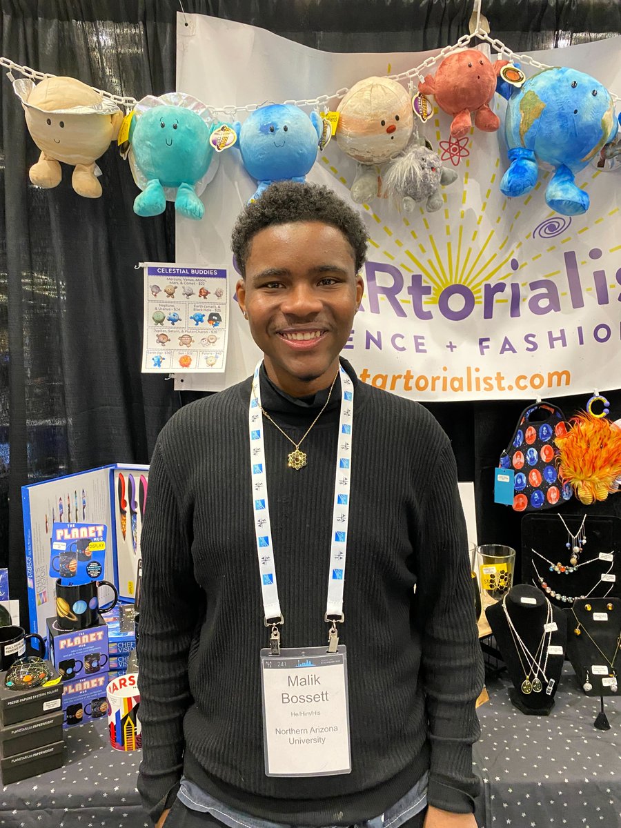 Shout out to Malik Bossett rocking our JWST mirror L2 necklace from <a href="/BoutiqAcademia/">Boutique Academia</a>! 🔭 #18SegmentGold #AAS241