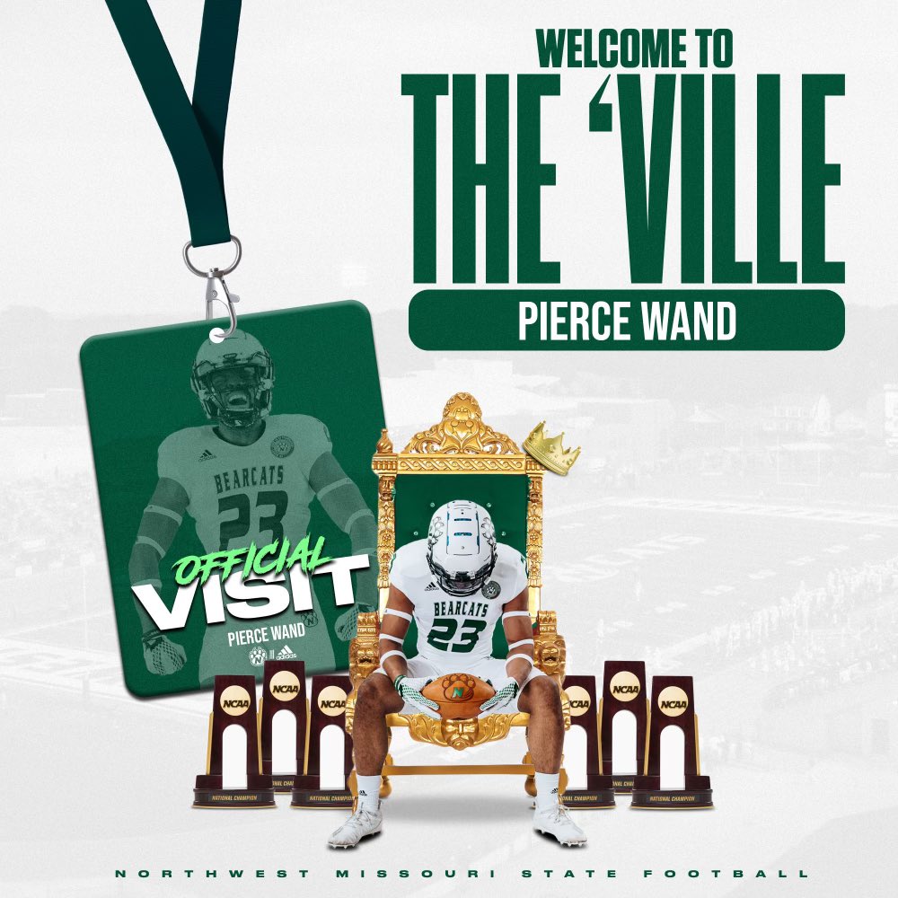 piercewand (@piercewand77) on Twitter photo Thank you <a href="/NWMOSTATE/">Northwest Missouri State University</a> for inviting me for an official visit! Can’t wait to see what Northwest is all about! <a href="/CoachAndySims/">Coach Sims</a> <a href="/PHTrojansFB/">Park Hill Trojans Football</a> <a href="/zmart_15/">Zach Martin</a>
<a href="/NWBearcat_FB/">Northwest Football</a> Thank you <a href="/NWMOSTATE/">Northwest Missouri State University</a> for inviting me for an official visit! Can’t wait to see what Northwest is all about! <a href="/CoachAndySims/">Coach Sims</a> <a href="/PHTrojansFB/">Park Hill Trojans Football</a> <a href="/zmart_15/">Zach Martin</a>
<a href="/NWBearcat_FB/">Northwest Football</a>