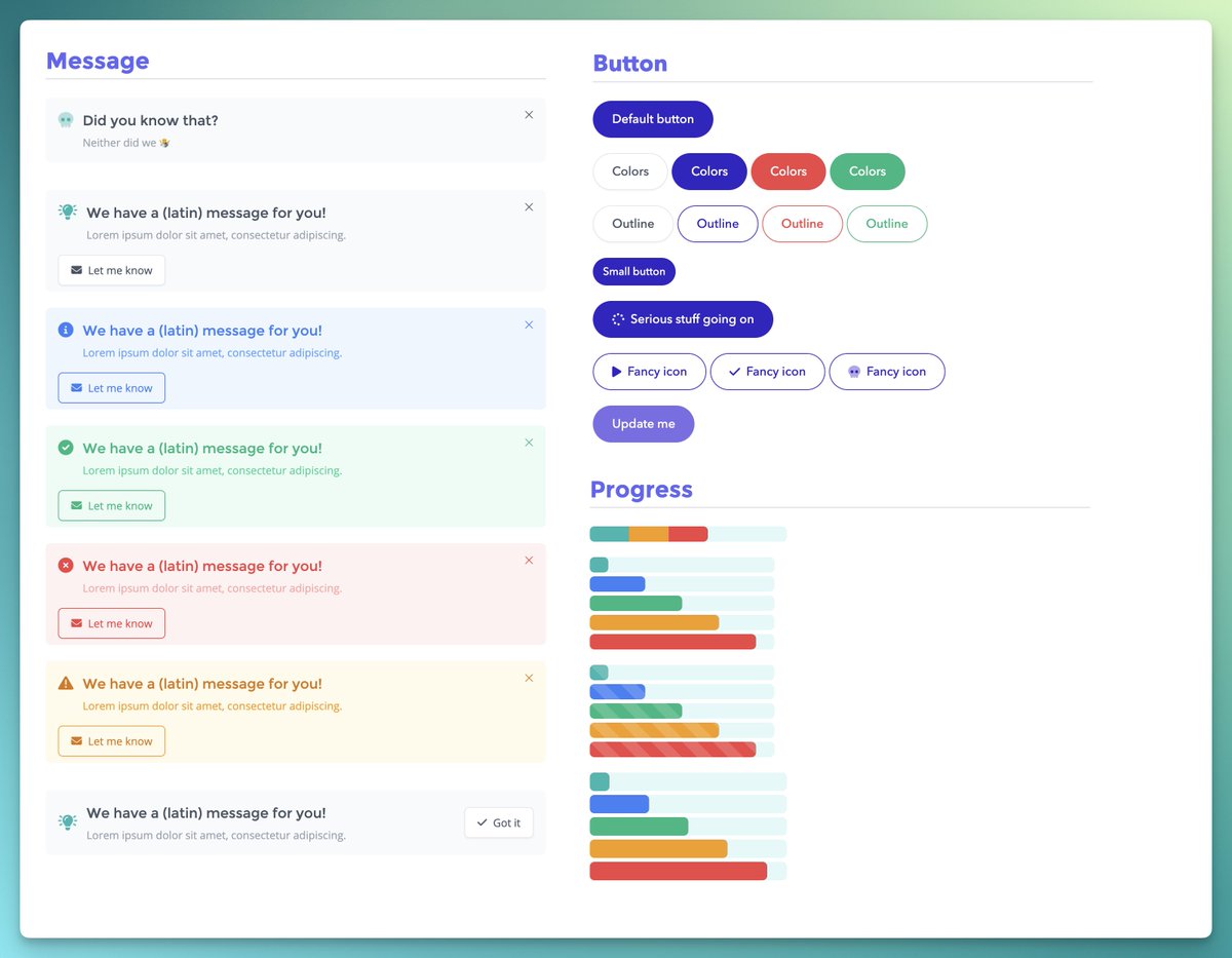 The next release of phx_live_storybook will have a new visual regression testing endpoint.

It will help you to take screenshots of your components without the storybook UI around.

github.com/phenixdigital/…

#MyElixirStatus