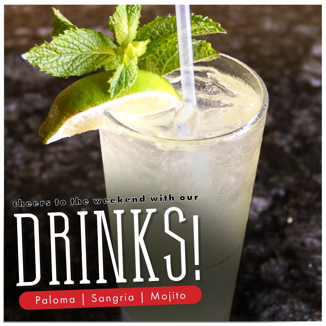 GuidosSTL's tweet photo. Cheers to the weekend! Come have a relaxing meal paired with a delicious drink. It doesn't matter if you're a wine, rum, tequila, or beer drinker. We've got it all! What's your drink of choice? 🍷 🍸 🍺 #drinks #sangria #cocktails #GuidosSTL #STLdrinks #STLfood #STLeats https://t.co/nbvz4Q4KvU