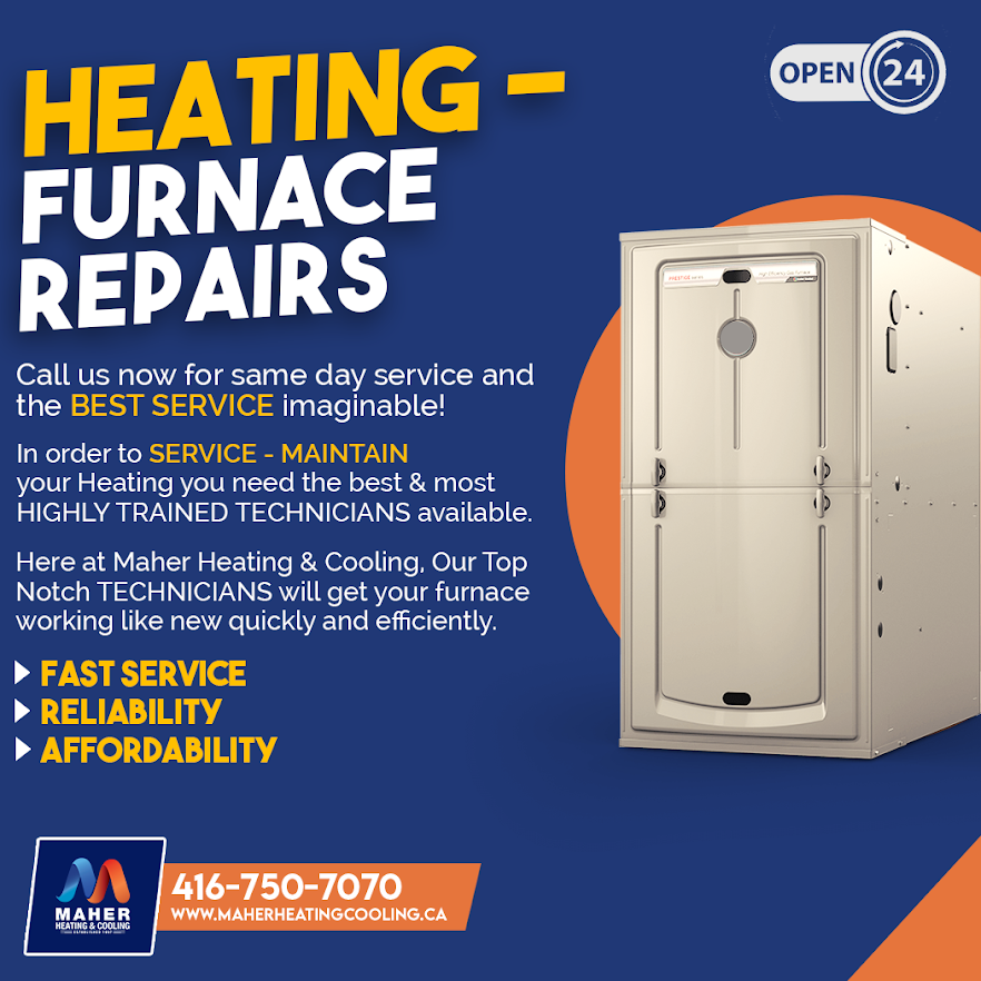 mahercanada's tweet image. Are you having problems with your furnace? Our experienced and reliable technicians offer fast and cost-effective furnace repair services!
.
☎️ | 416-750-7070
🌐 | maherheatingcooling.ca
.
.
.
#maherheatingcooling #furnace #heatingfurnace #heatingfurnacerepair #furnacerepair
