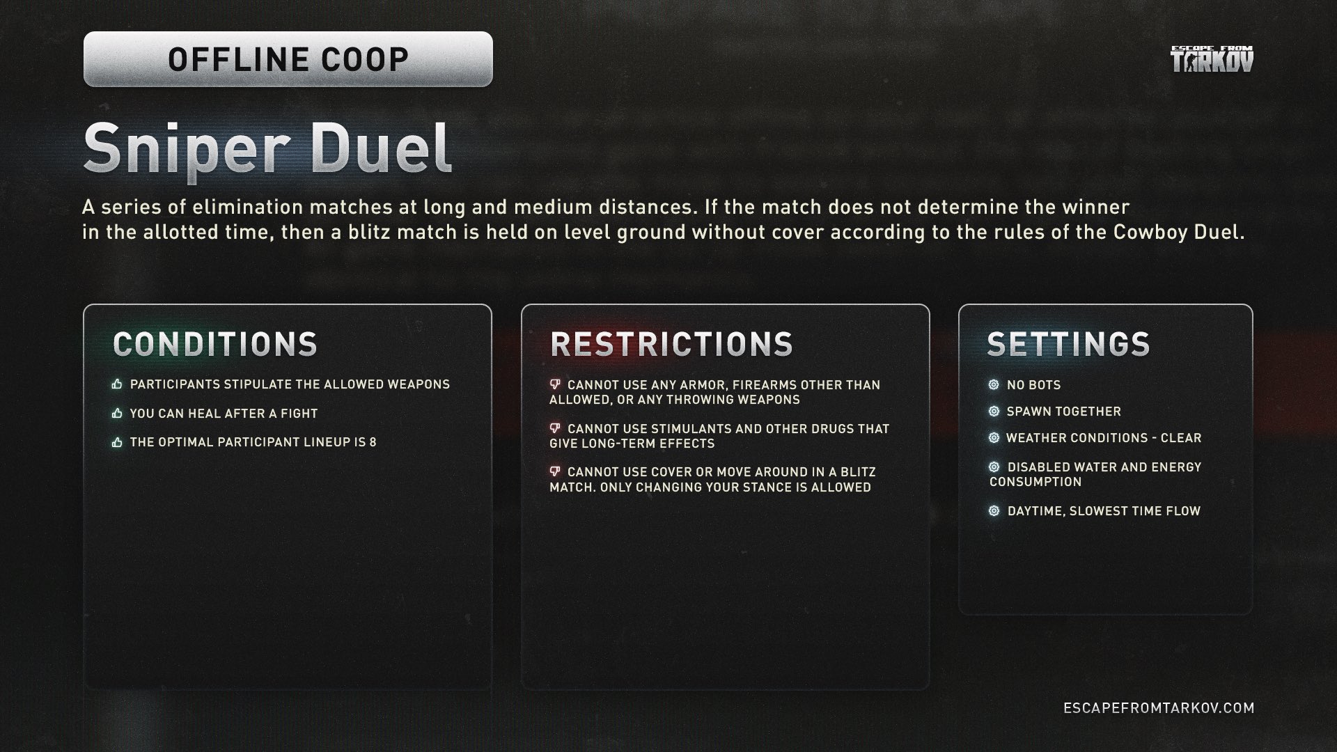 Escape from Tarkov on Twitter "With the release of 0.13 update we have