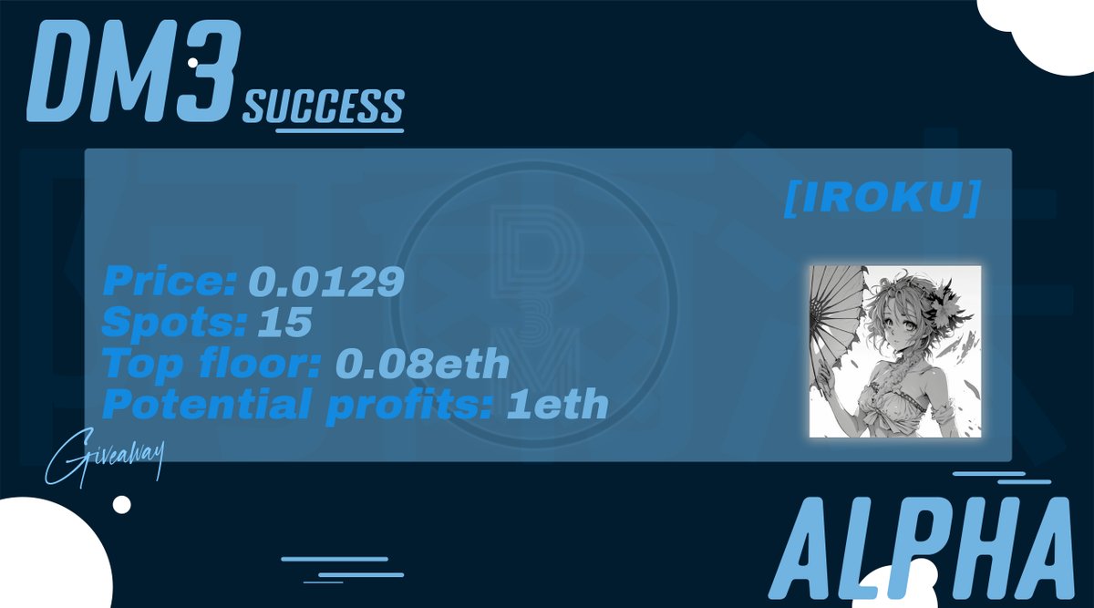 DM³ — Alpha & + tweet media