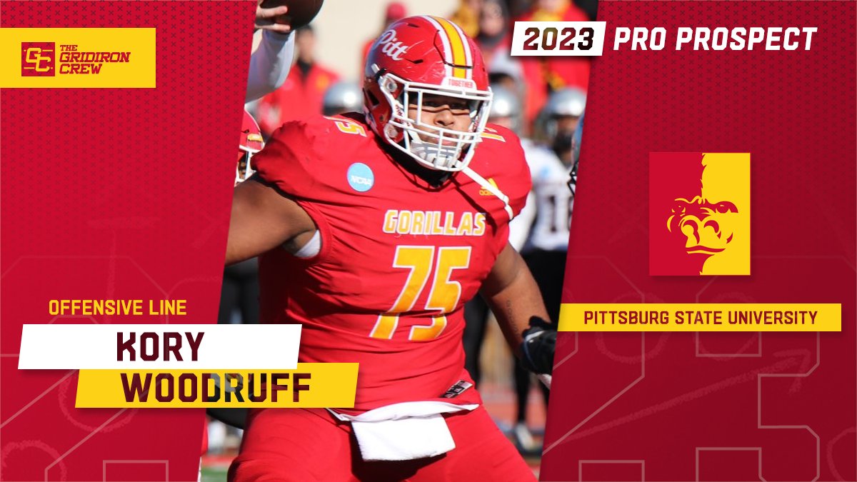 Gridiron_Crew's tweet image. ⚠️ Attention Pro Scouts, Coaches, and GMs ⚠️

You need to look at 2023 Pro Prospect, Kory Woodruff @KoryWoodruff__, an OL from @GorillasFB

#2023ProProspect #DraftTwitter #NFLDraft #CFL #XFL #USFL #ProFootball 🏈

👀 See our Interview: thegridironcrew.com/kory-woodruff-…