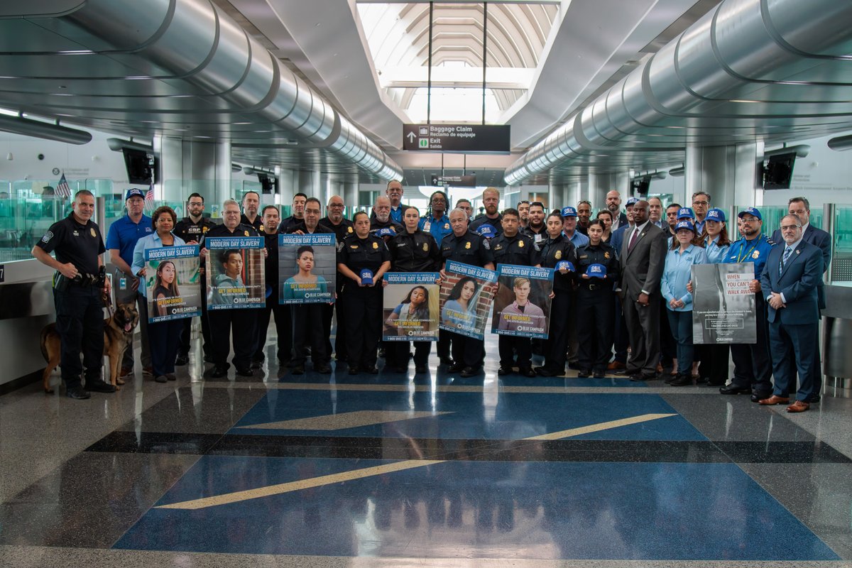 Our fight against human trafficking continues. Today we wear blue and stand alongside our federal and local partners to raise awareness on National Human Trafficking Awareness Day. #WearBlueDay