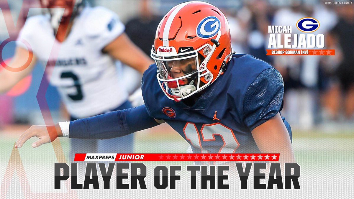 Micah Alejado of Bishop Gorman named 2022 MaxPreps National Junior of the Year! 🤩

✍️: maxpreps.com/news/Fv_9pvqUx…