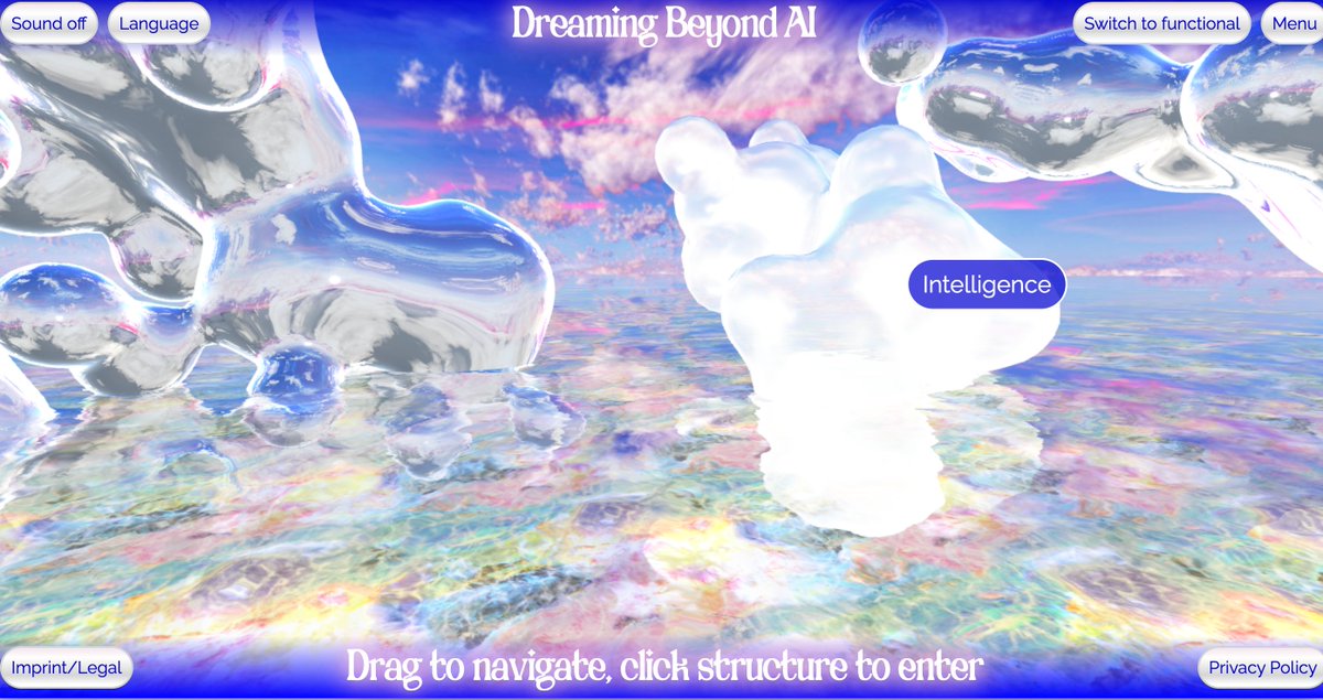 pap3r_rain's tweet photo. they have built their 3d own world to navigate the site (but provide a 2d button-based UI world for those more comfortable with that)

it is breathtaking #artificalintelligence #uiux #writing https://t.co/BSyhRqLIbc
