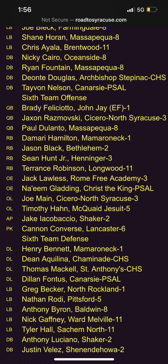 NickGaffney9's tweet photo. Honored to be mentioned as a All State LB. Two way player! @WardMelvilleFB https://t.co/0iuOmhMh9P