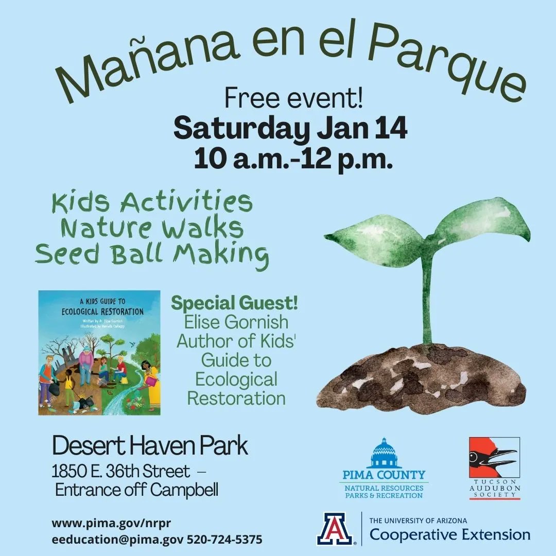 This Saturday enjoy a family-friendly Morning at the Park exploring nature, making native seed balls and learning about how young (and young at heart) can help with ecological restoration! All ages and abilities encouraged.#EnvironmentalEducation #FamilyFun #FreeEvent