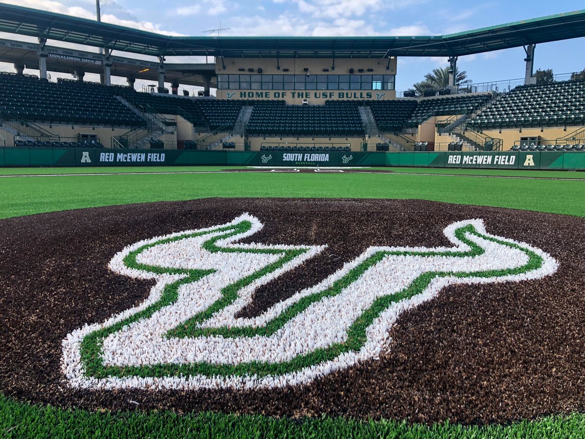 USFBaseball's tweet photo. A lot happened over the last couple of months to improve our student-athletes experience & we are thankful to all those who took part in the process!
New Field Turfβ
New Batting Cage Setupβ
& the long awaited Porter Family Indoor Performance Facilityβ
#HornsUpπ€| #USFIPF https://t.co/RmUflja8Mu