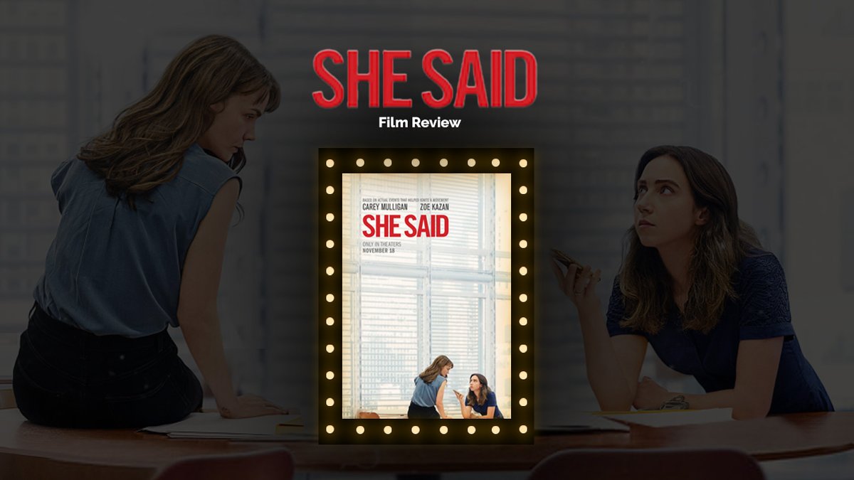 4Chantre's tweet photo. O video de amanhã é sobre o filme "She Said". 🤩

Um filme cheio de sentimentos e de assuntos complicados.

Ficamos então com encontro marcado Quinta-Feira às 20h00 ⏰️🛎

#movie #film #filme #filmes #filmereview #moviereview #shesaid #eladisse https://t.co/m1fBRdvPIh