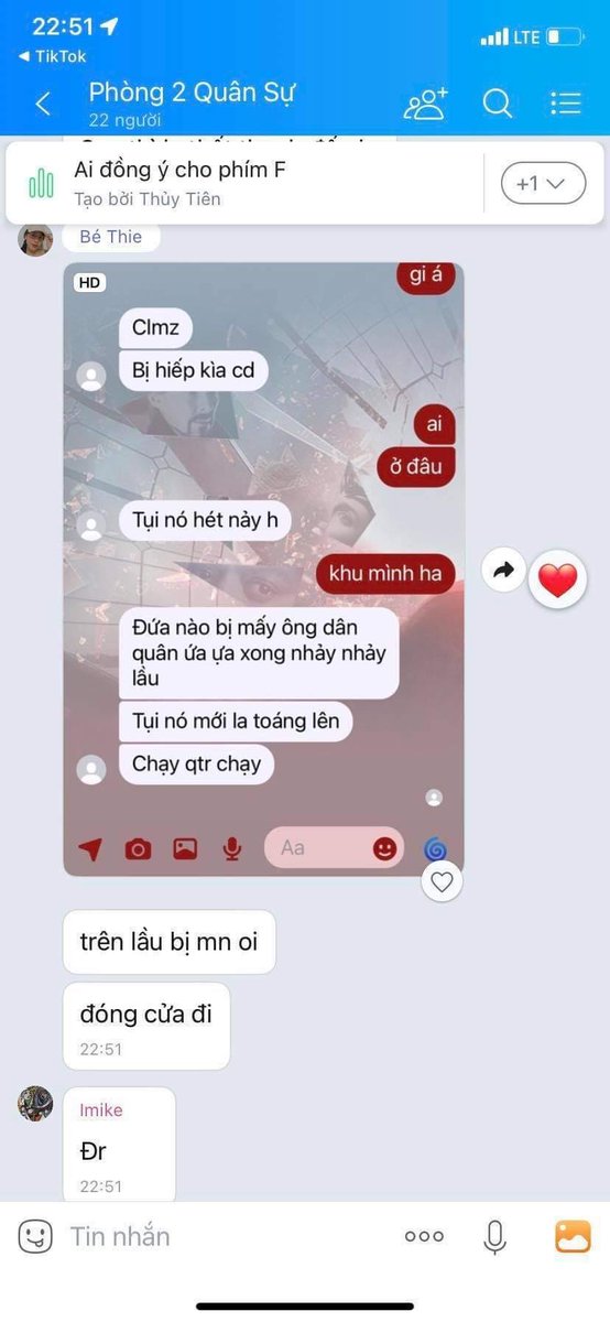 Nhinieban's tweet photo. A FEMALE COLLEGE STUDENT AT HUFLIT UNIVERSITY (VN) WAS GANG-RAPED BY 12 MILITIA MEMBERS AND COMMITTED SUICIDE DURING HER MILITARY TRAINING COURSE
#baovesinhvienHUFLIT #HUFLIT 
#hiepdamquankhu7  #JusticeForStudents #metoo https://t.co/8T5pav2ouQ