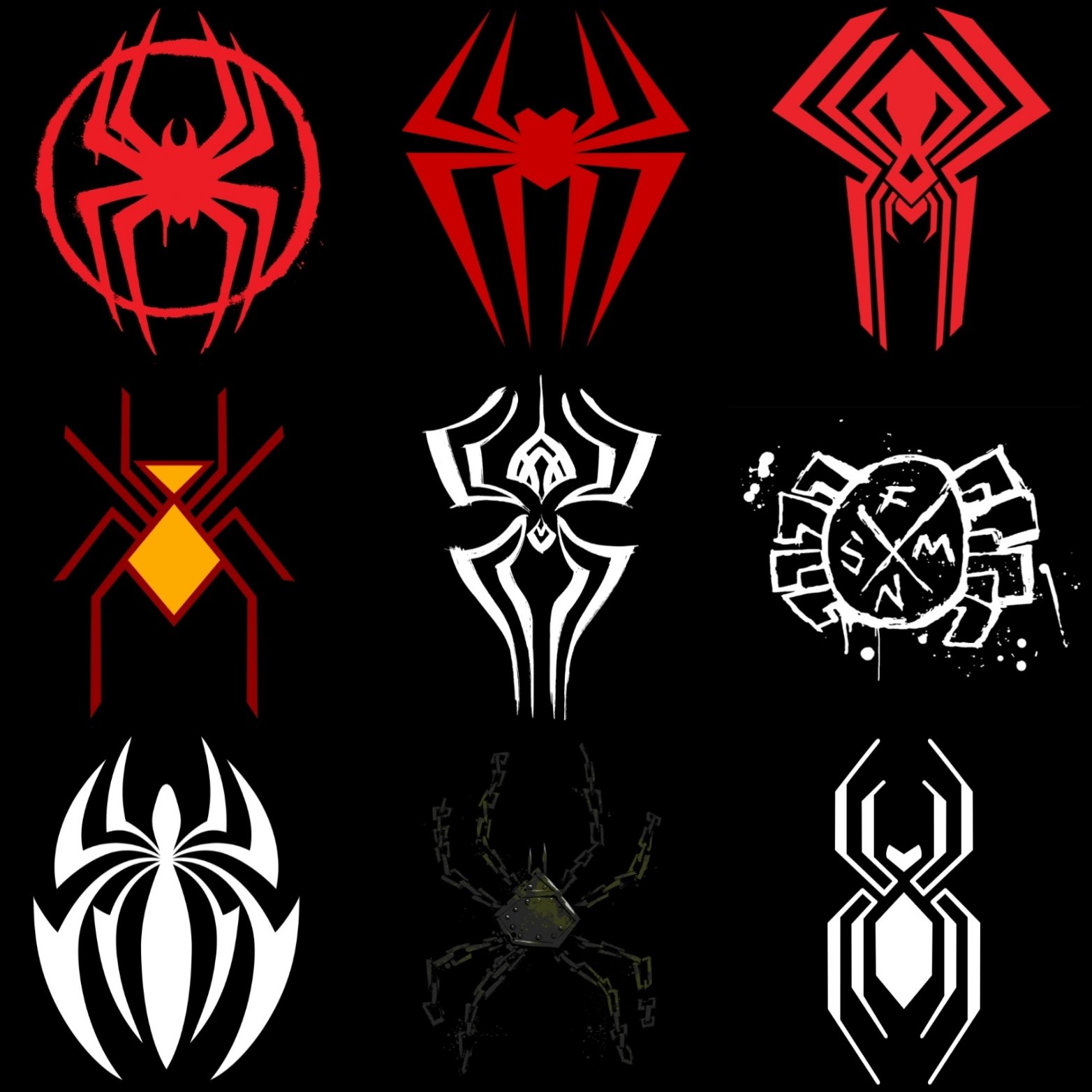 Spider-Man: Across the Spider-Verse, Spider-Man, logo, black