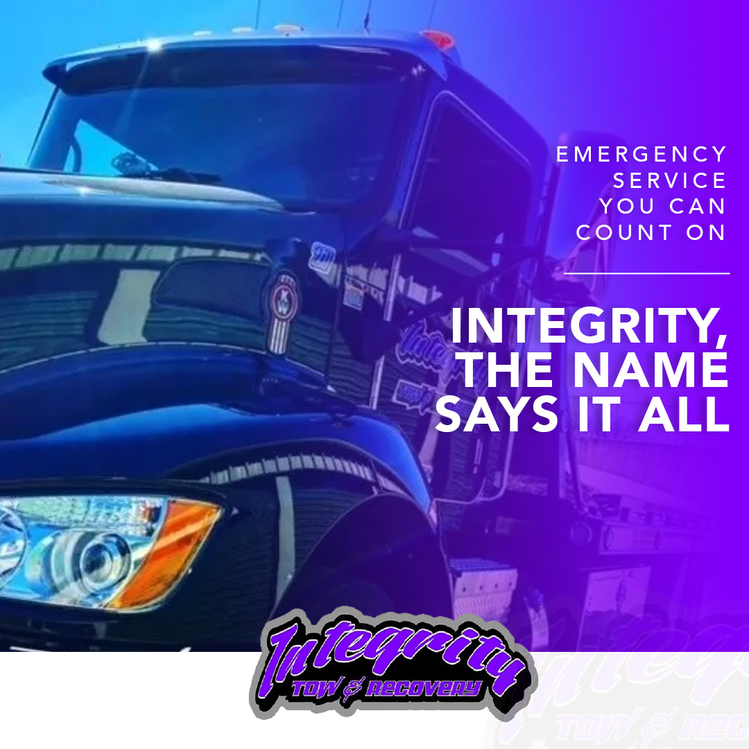 in·teg·ri·ty – noun
-the quality of being honest and having strong moral principles; moral uprightness.
When you want someone with these qualities, we have you covered. #IntegrityTow #TowTruck #GotYouCovered