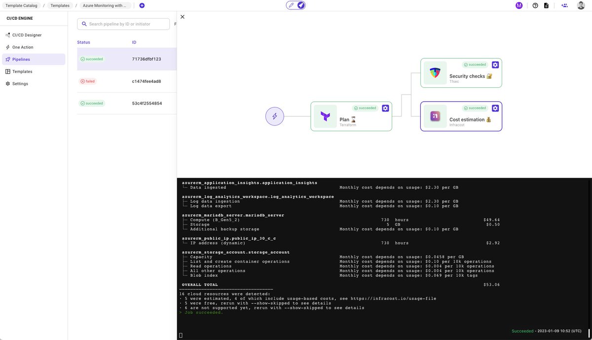 📌 Secure &amp; monitor your cloud

🎁 Here is a template architecture made by Marsela that you can just clone and use off the shelf in Brainboard to help you build out of the box hubs.li/Q01xt61_0

#security #azuremonitor #gitops #database #cloud #sre