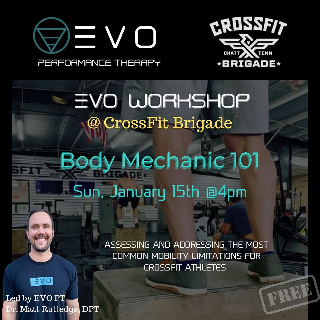 Brigade_Chatt's tweet photo. 💪This Sunday @ 4pm💪
 @crossfitbrigade
❗️Nagging shoulder pain?
❗️Low back achey after training?
❗️Hips feel tight or restricted in your movement?
We've got you covered!
Learn targeted mobility exercises that help you stay ahead and aware of the most common injuries we treat. https://t.co/wVadBfhK06