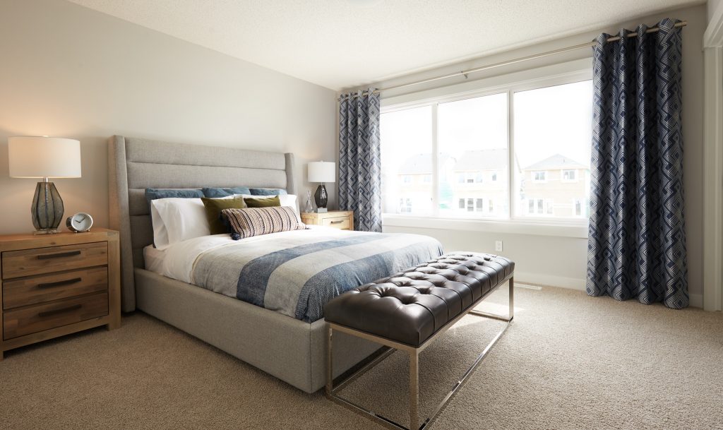 Builder Spotlight ft. Impact Homes. Swipe through to enjoy this beautiful home in @crystallinabygenstar designed and built by @impacthomesyeg. You can also see them in our St. Albert community @riversidebygenstar. Visit their page today to get started on your new home.