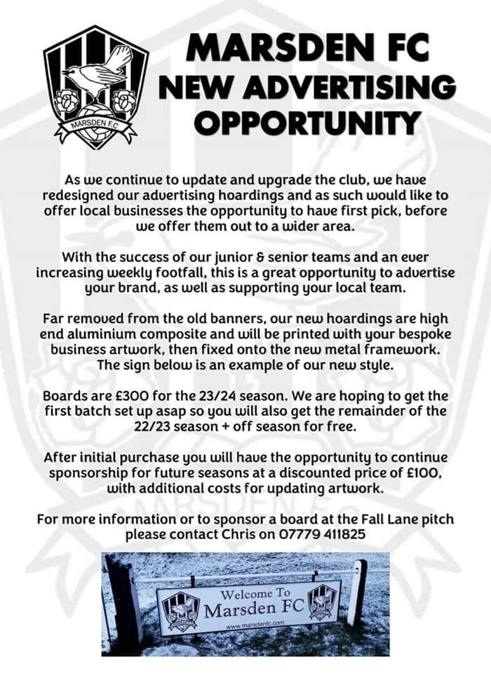 Marsden FC tweet media