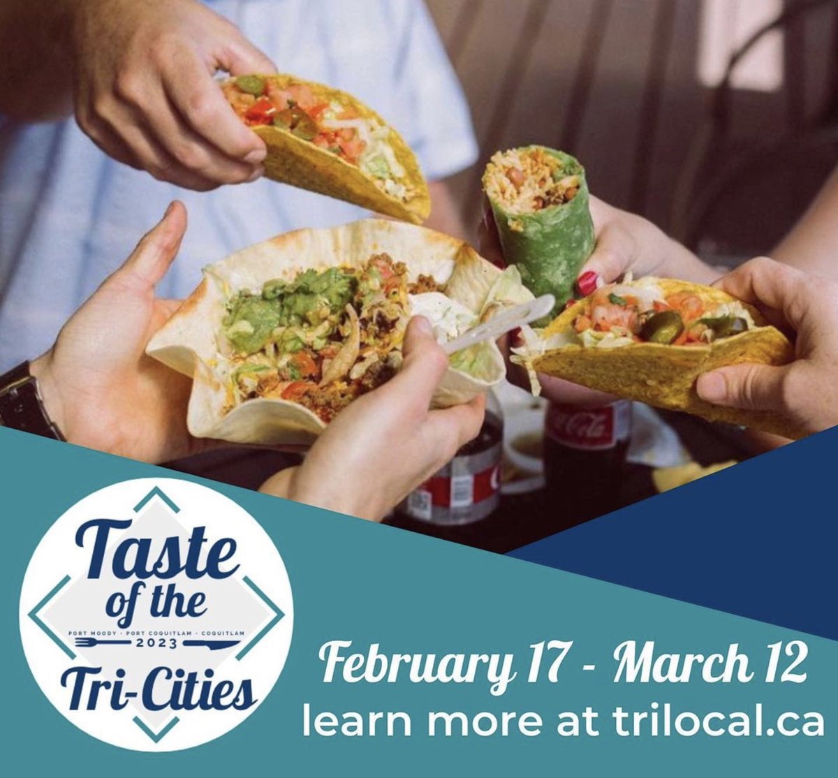 TriCityNews's tweet photo. Are you a Tri-Cities food/beverage establishment? ๐ณ๐ฎ๐ป
Register now for the 2023 Taste of the Tri-Cities festival, Feb. 17 to March 12!
Click the link for more โก๏ธ | https://t.co/RewpEOiMfG #CoquitlamBC #PortCoquitlam #PortMoody #AnmoreBC #BelcarraBC #TriLocal https://t.co/xPKdp9w1YV