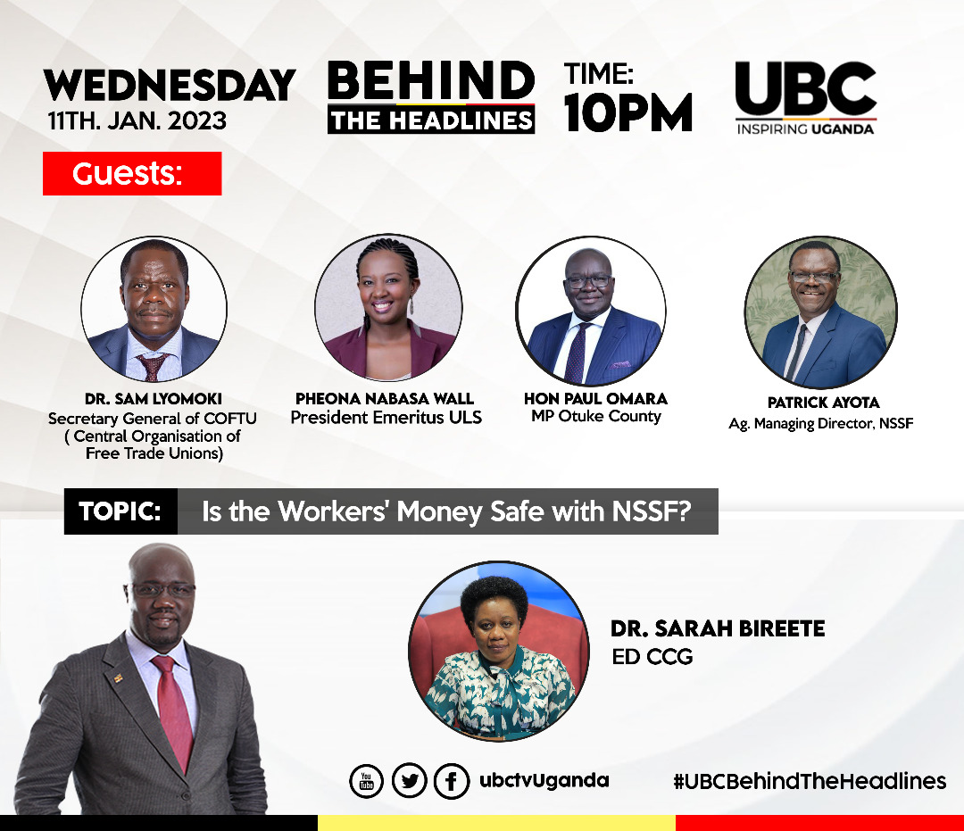 #Behindtheheadlines @ubctvuganda Join in now