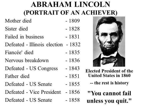 If Abraham Lincoln went through all this and eventually became the US president then Raila Odinga still has a chance of becoming the President of Kenya.

#RailaThe5th is a dream deferred, Amen to #RailaThe6th

#NoHumanIsLimited
Miguna Jahansen Oduor Ruto LQBTQ
#SafaricomExposed