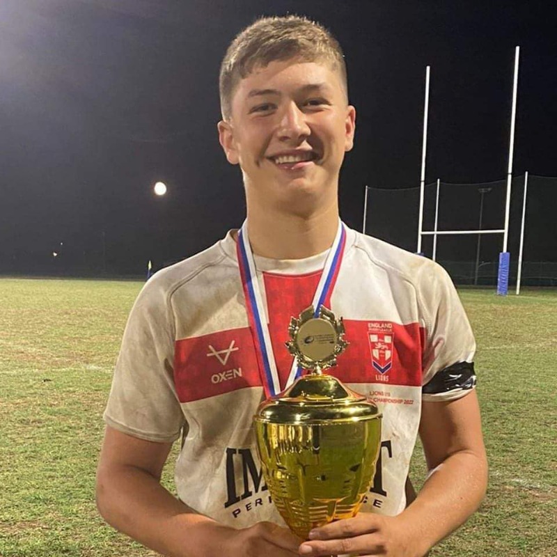 TheRFL's tweet photo. The RFL and all those connected with the England @Lions_RL Programme are saddened to hear of the sudden passing of Logan Holgate.