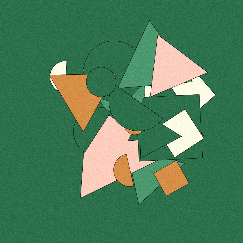 martinsvahn's tweet photo. Genuary day 11: Suprematism

#genuary #genuary2023 #genuary11 #p5js #creativecoding https://t.co/OufanoU3PW
